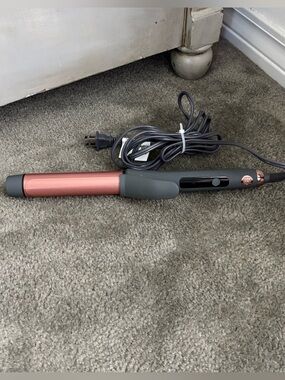 EUC Hairitage Curl Envy Hair Curling Iron 1 1/4 Inch Ceramic Tourmaline Curling